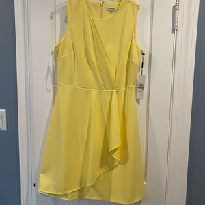 Yellow Calvin Klein Formal Dress